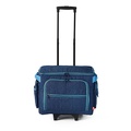 Сумка-чемодан для швейной машины, джинсовая синяя 