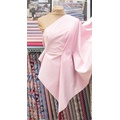 Ткань Gütermann Portofino (розовый в белую сетку) - Фото №2