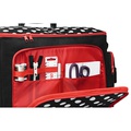 Сумка-чемодан для швейной машины, черная в белый горох - Фото №1