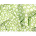 Ткань Gütermann Notting Hill (салатовый с белыми листочками) - Фото №1