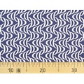 Ткань Gütermann Long Island (синий/белый рисунок) 
