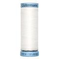 Нитки Gütermann Silk №100 100м Цвет 800 (белые) 