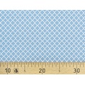 Ткань Gütermann Summer Loft (голубой/белый сетчатый узор) 