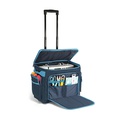 Сумка-чемодан для швейной машины, джинсовая синяя - Фото №1
