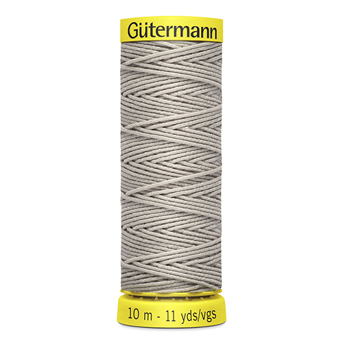 Gütermann Elastic 10м цвет 8387, светло-серый 
