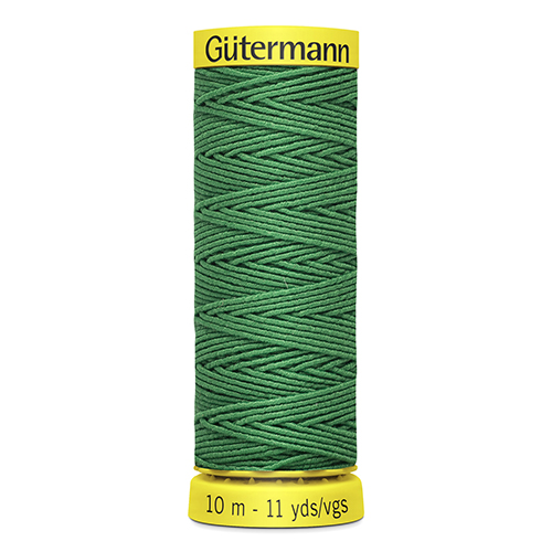 Gütermann Elastic 10м цвет 8644, зеленый 