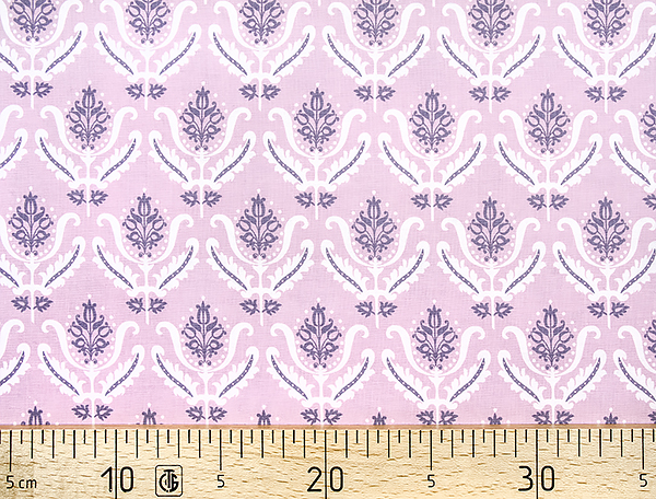 Ткань Gütermann Notting Hill (цветочный узор на розовом) 