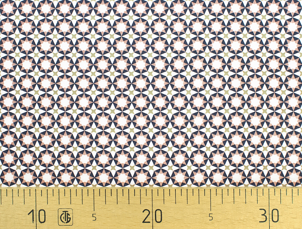 Ткань Gütermann Marrakesch (мелкая розово-синяя мозаика) 
