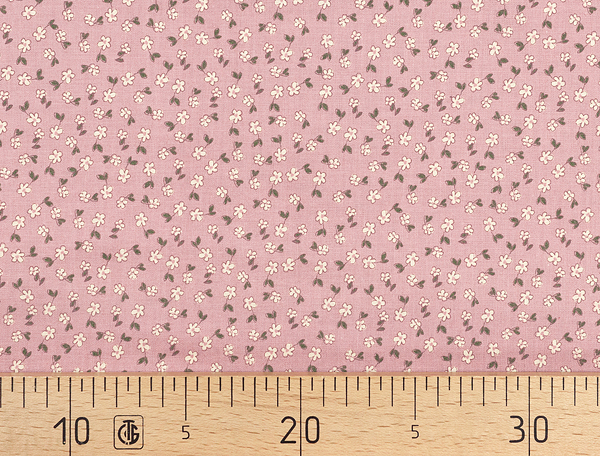 Ткань Gütermann Country Chic Cottage (розовый в бежевые цветы) 