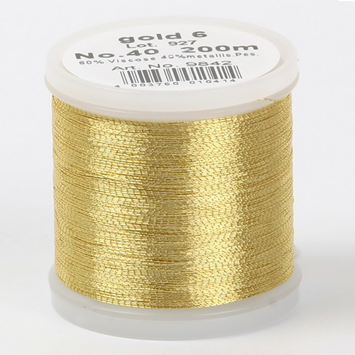 Madeira Metallic №40 200м цвет gold-6 