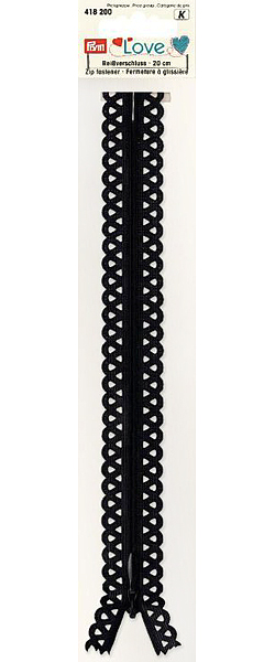 Молния Prym Love S11 декоративная потайная 20 см черная 