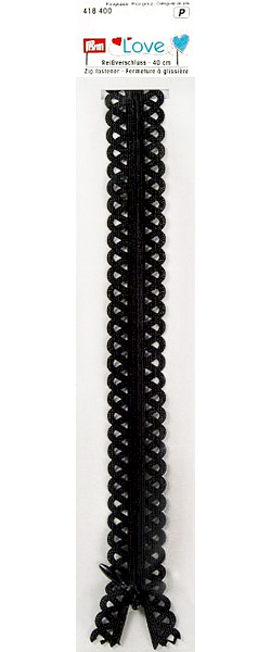 Молния Prym Love S11 декоративная потайная 40 см черная 