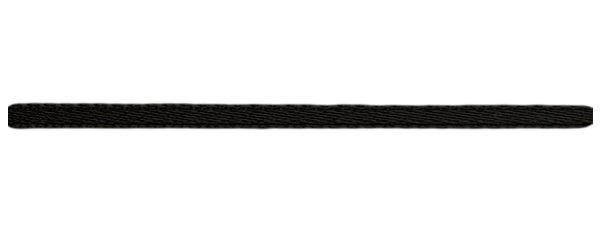 Атласная лента  (3мм), черный 
