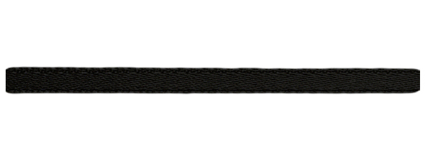 Атласная лента  (6мм), черный 
